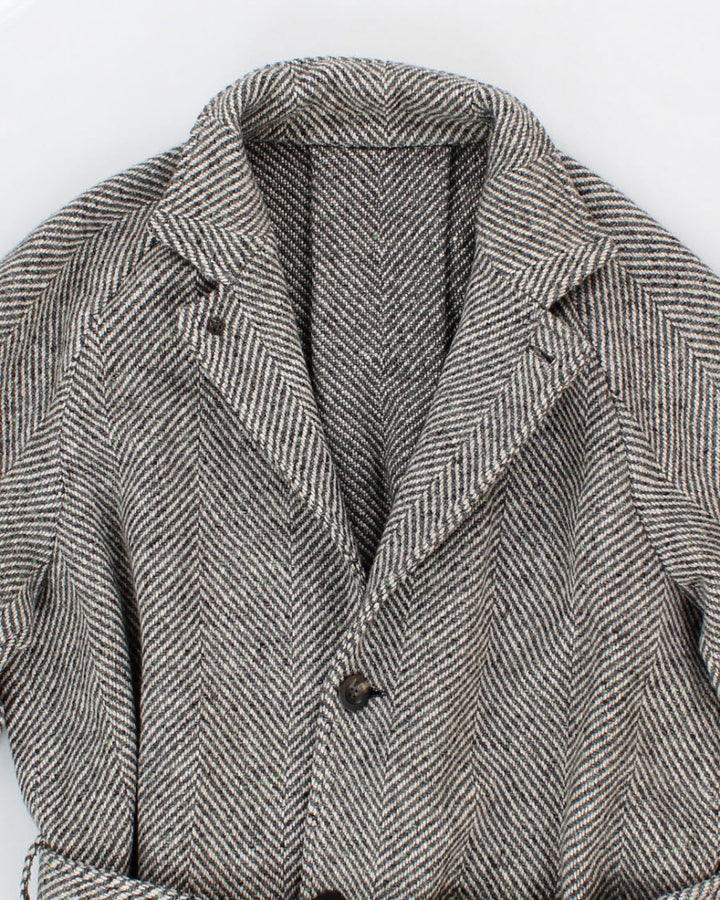 Men's Todd Snyder Wool Blend Grey Over Coat - M