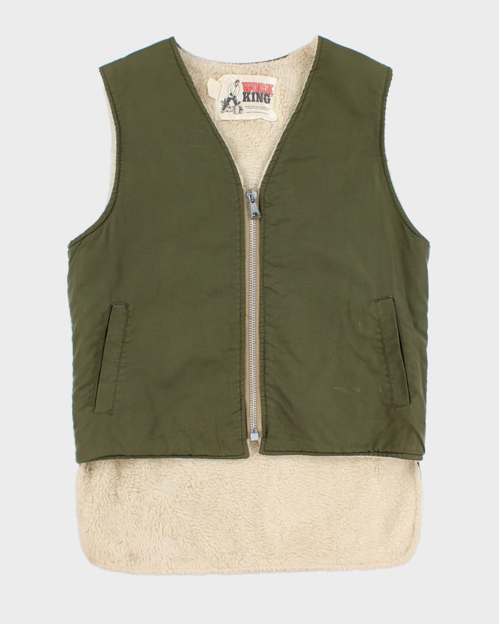Vintage men's Workwear green Vest M/L