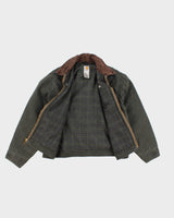 Vintage Men's Green Carhartt Fleece Lined Detroit Jacket - XL