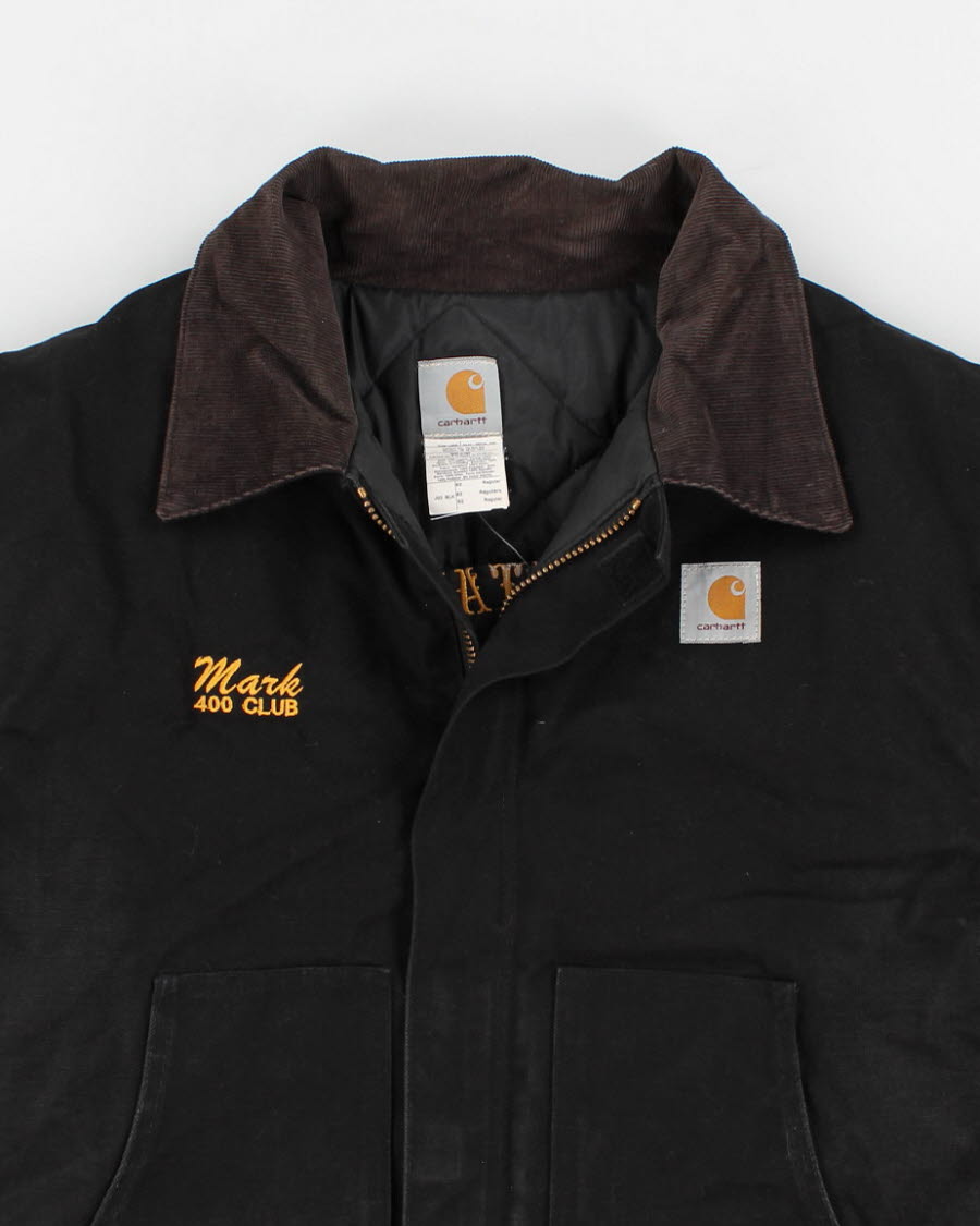 Men's Carhartt Black Detroit zip up jacket - XXXL