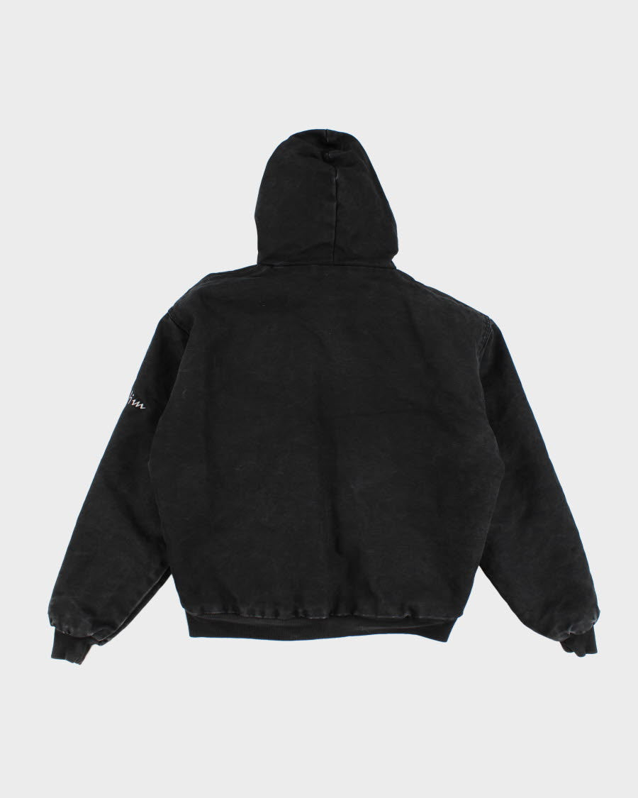 Vintage Men's Black Dickies Zip Up Hooded Jacket - M