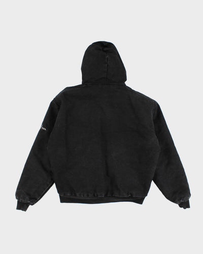 Vintage Men's Black Dickies Zip Up Hooded Jacket - M