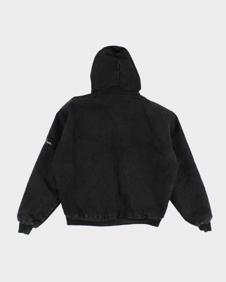 Vintage Men's Black Dickies Zip Up Hooded Jacket - M