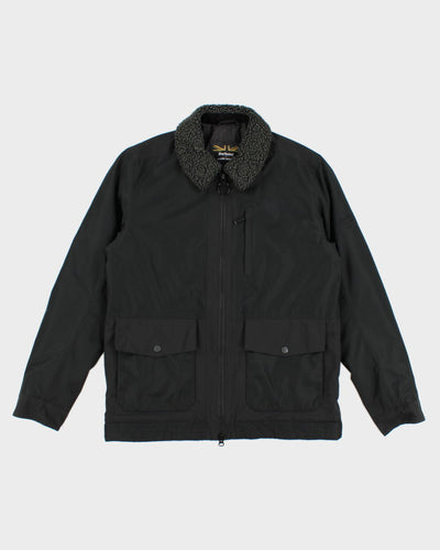 Men's Black zip Up Barbour Land Rover Special Addition Jacket - S