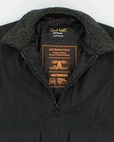 Men's Black zip Up Barbour Land Rover Special Addition Jacket - S