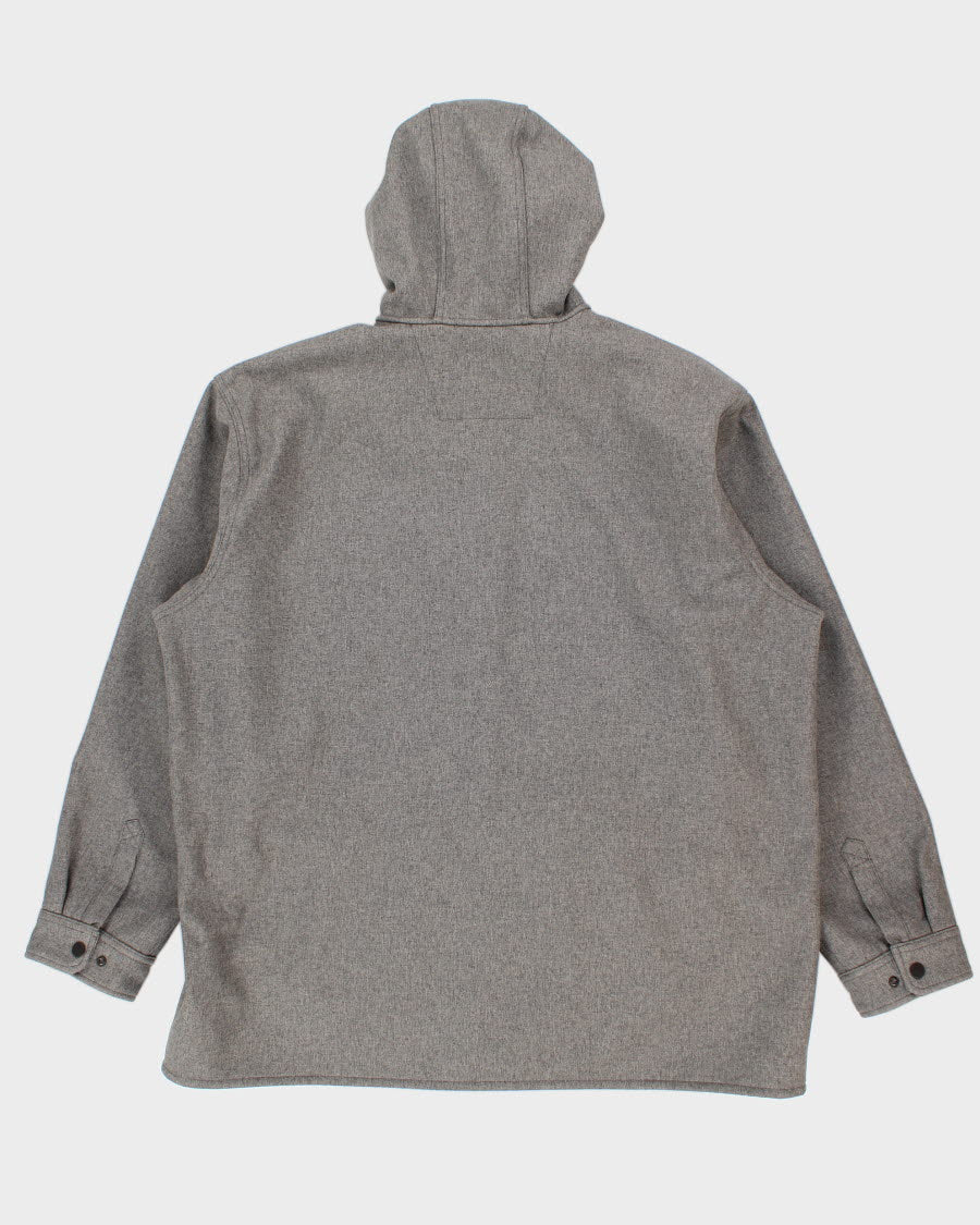 Men's Grey Carhartt Hooded coat - XXL