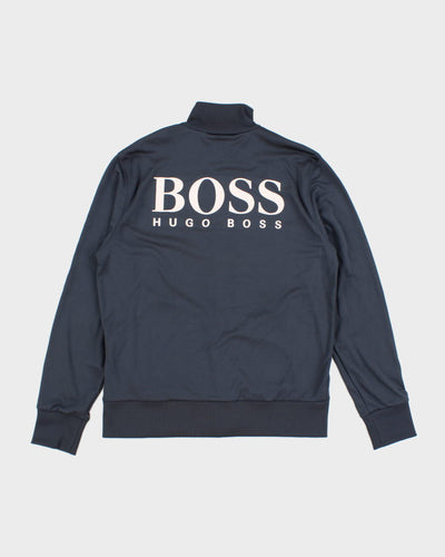 Men's Blue Hugo Boss Zip Up Track Jacket - M