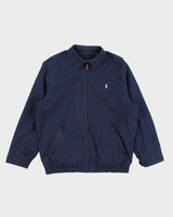Men's Vintage Blue Ralph Lauren Zip Up Track Jacket - M