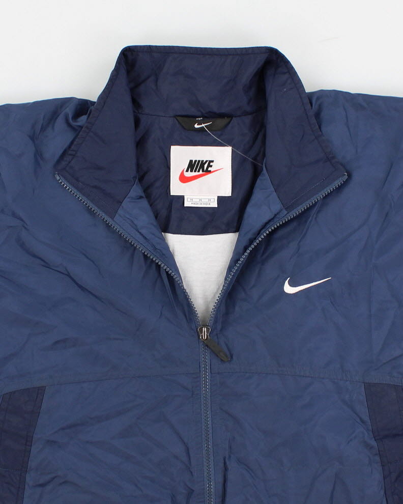 Vintage 90s Nike Blue Windbreaker - M