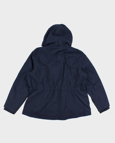 00s Tommy Hilfiger Navy Hooded Windbreaker - XXL