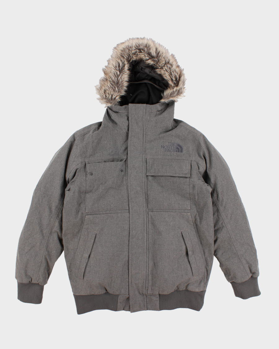 Men's Grey The North Face Hooded Parker - S