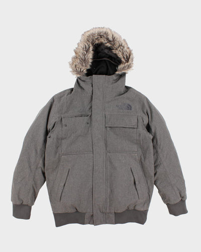 Men's Grey The North Face Hooded Parker - S