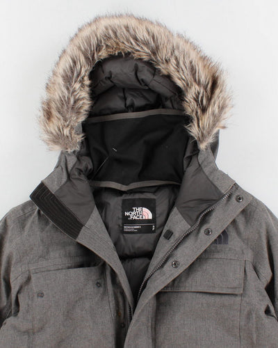 Men's Grey The North Face Hooded Parker - S
