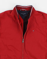 00s Tommy Hilfiger Red Water Resistant Bomber Jacket - M