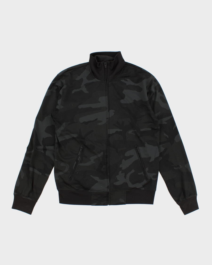 Mens Dark Camo Carharrt Zip Up Track Jacket - M