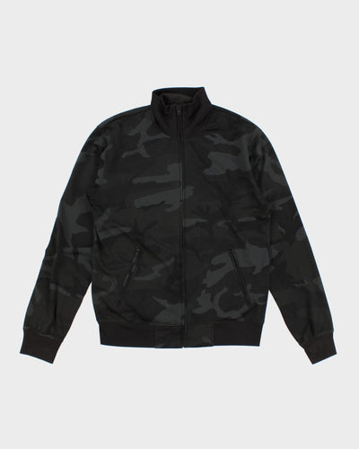 Mens Dark Camo Carharrt Zip Up Track Jacket - M