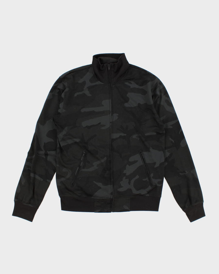 Mens Dark Camo Carharrt Zip Up Track Jacket - M