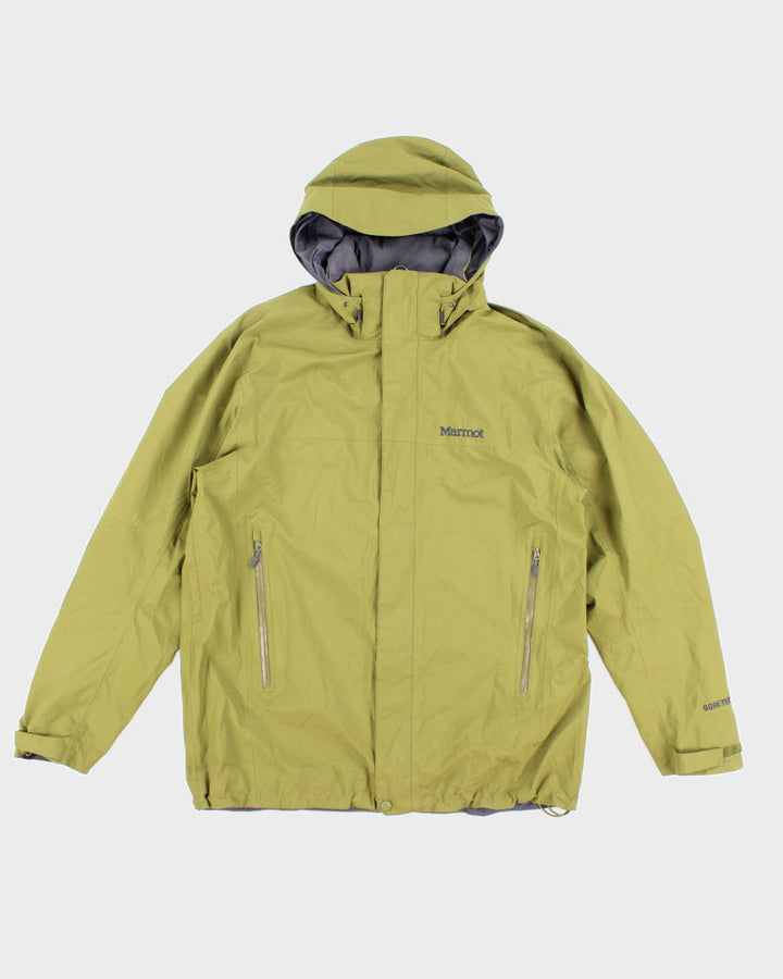Mens Green Marmot Gore-Tex Hooded Jacket - L