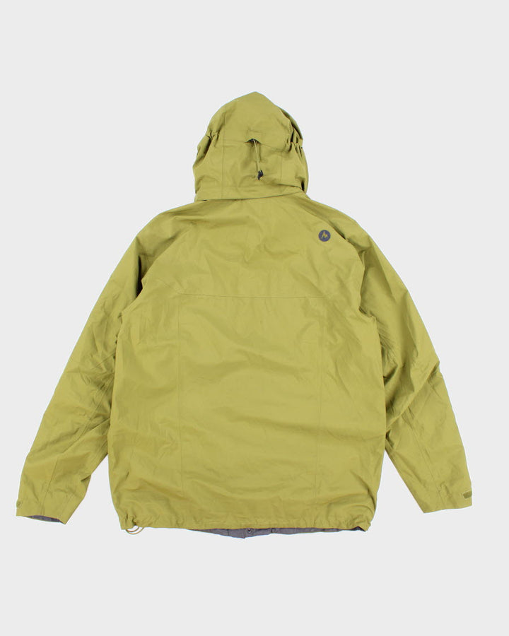 Mens Green Marmot Gore-Tex Hooded Jacket - L