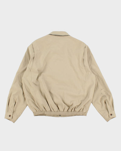 Mens Beige Ralph Lauren Zip Up Harrington Jacket - M