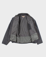 Men's Vintage  Grey Cotton Workwear Jacket - XXL
