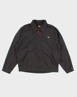 Mens Black Dickies Harrington jacket - L