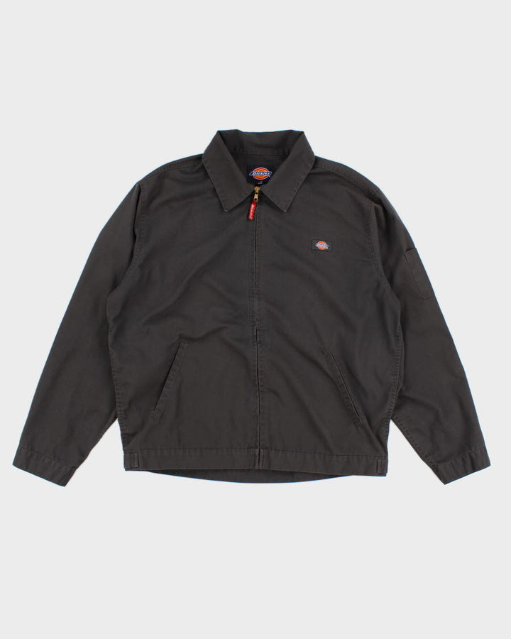 Mens Black Dickies Harrington jacket - L