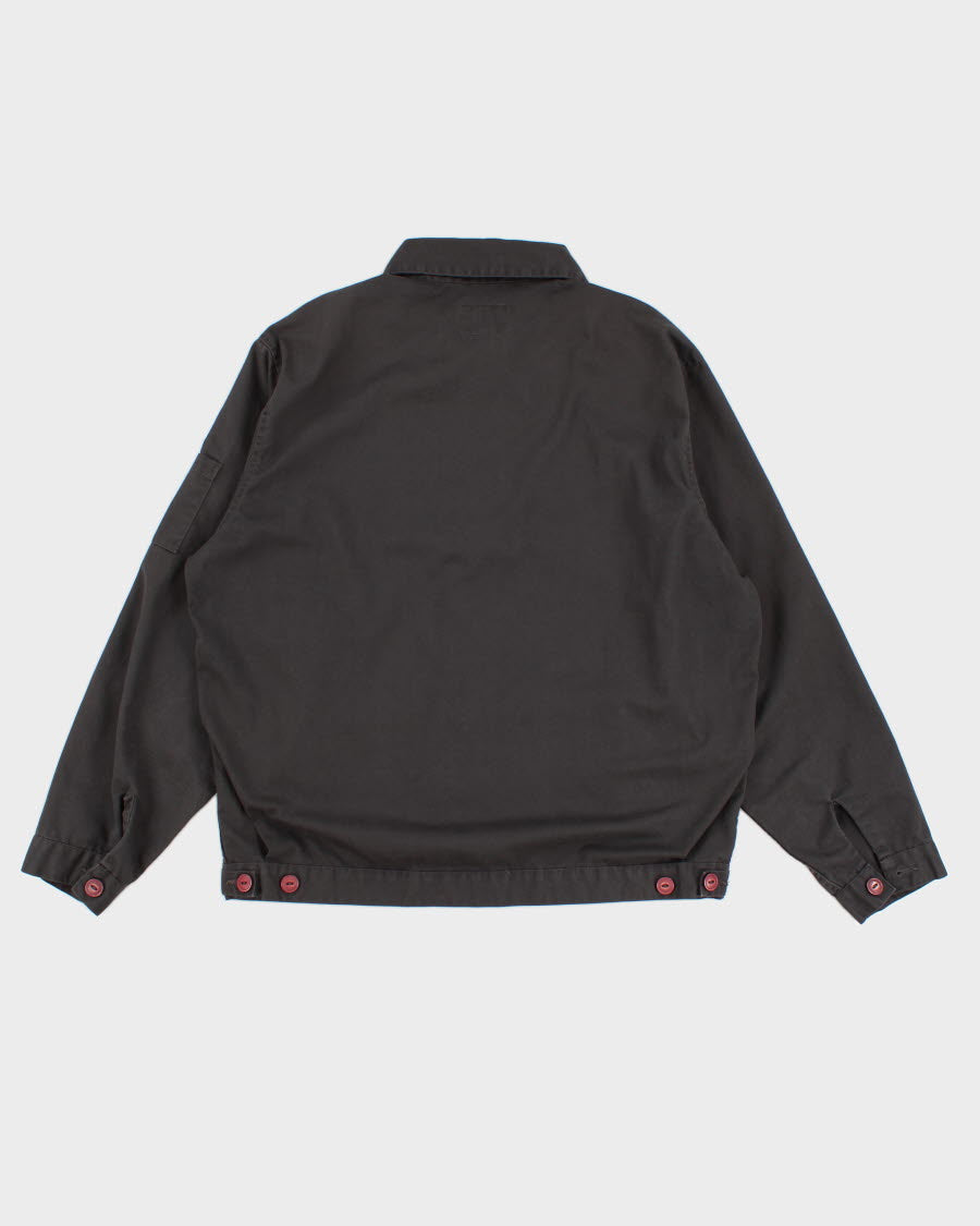 Mens Black Dickies Harrington jacket - L