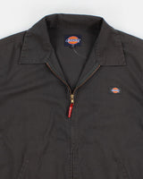 Mens Black Dickies Harrington jacket - L