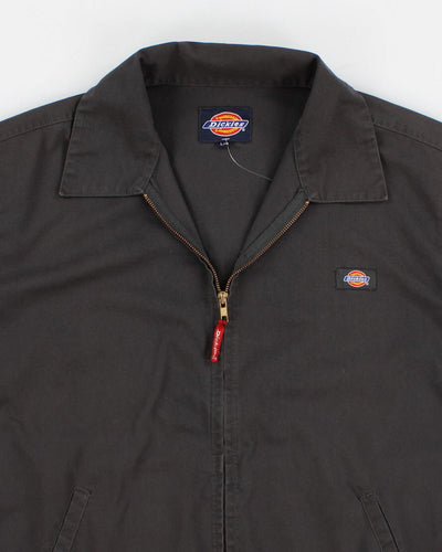 Mens Black Dickies Harrington jacket - L