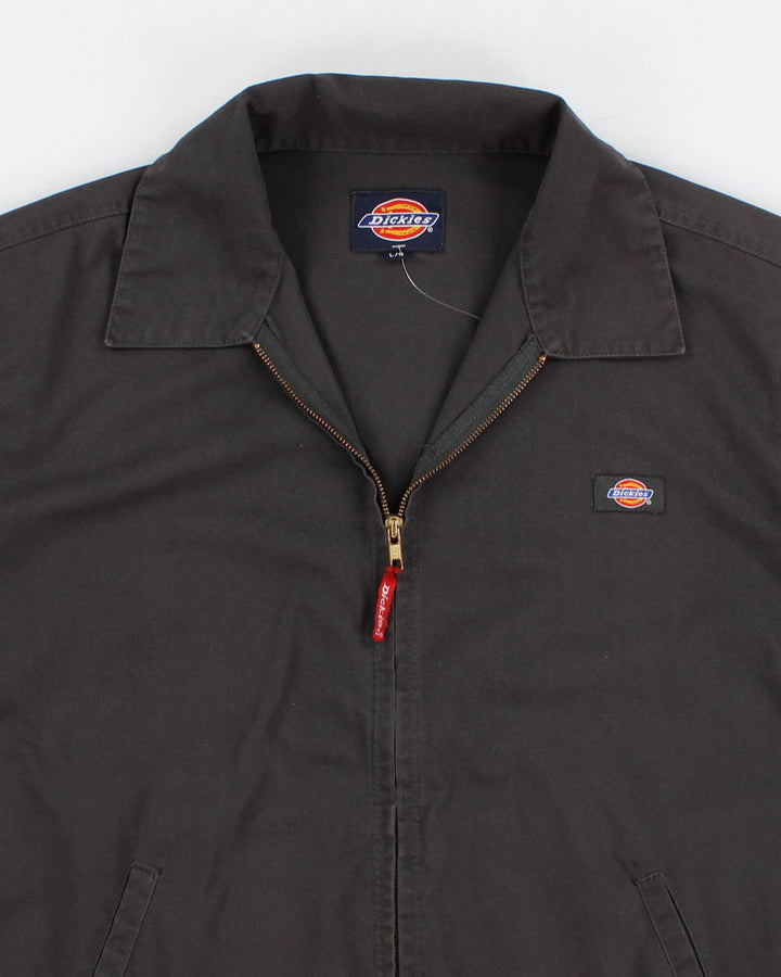 Mens Black Dickies Harrington jacket - L