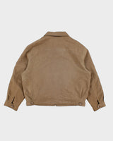 Men's Vintage Tan Guy Laroche Harrington Jacket - XXL