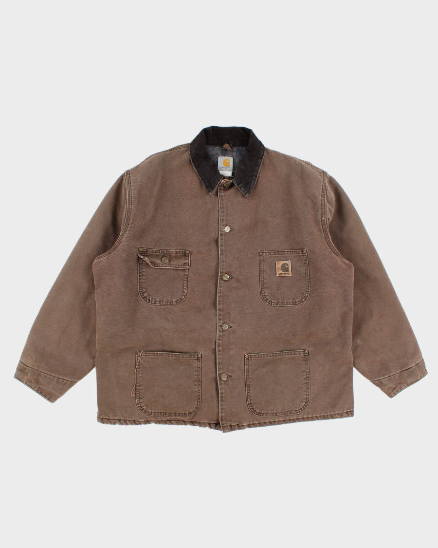 Mens Brown Carhartt Outerwear