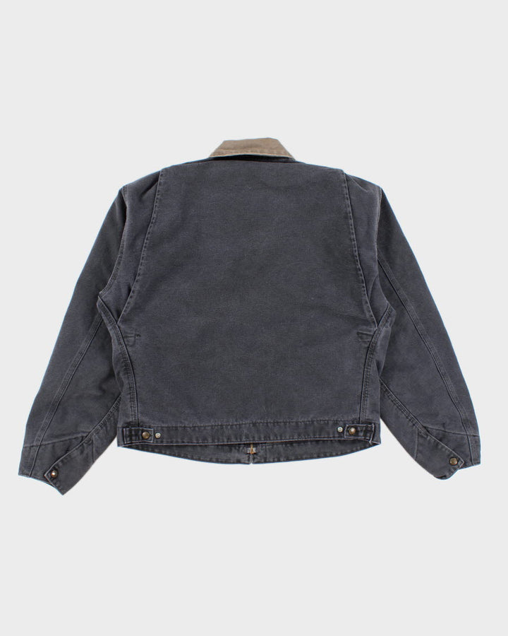 Men's Vintage Fleece Lined Blue Carhart Jacket - L