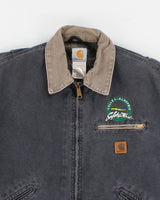 Men's Vintage Fleece Lined Blue Carhart Jacket - L