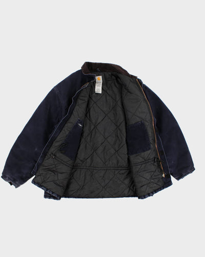 Mens Navy Carhartt Workwear Jacket - XL