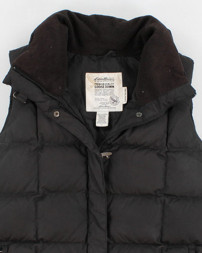 Men's Black Eddie Bauer Goose Down Gilet - L