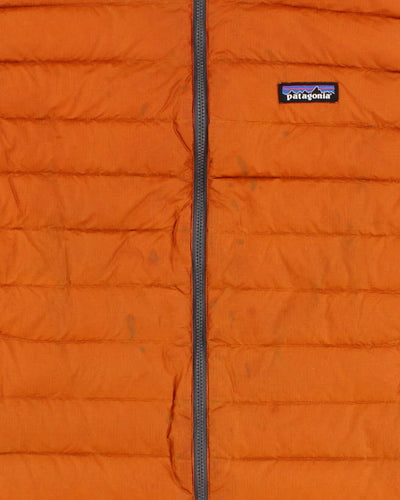Men's Orange Patagonia Insulated Zip-Up Vest - L
