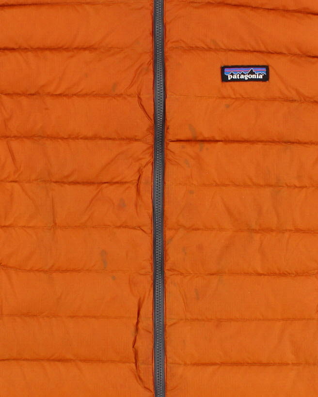 Men's Orange Patagonia Insulated Zip-Up Vest - L