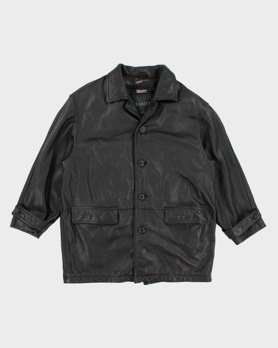 Danier Lined Leather Coat - M