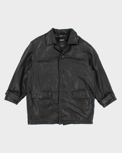 Danier Lined Leather Coat - M