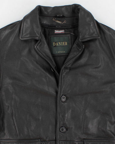 Danier Lined Leather Coat - M
