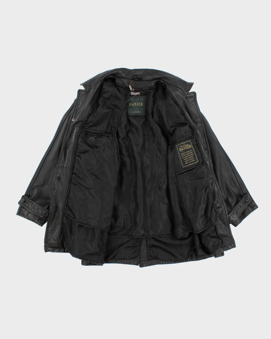 Danier Lined Leather Coat - M