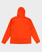 Mens Arc'Teryx Orange Zip Up Hoodie - L