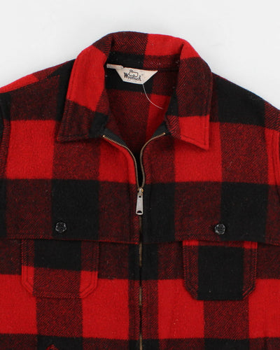 70's Vintage Men's Red Woolrich Mackinaw Jacket - M