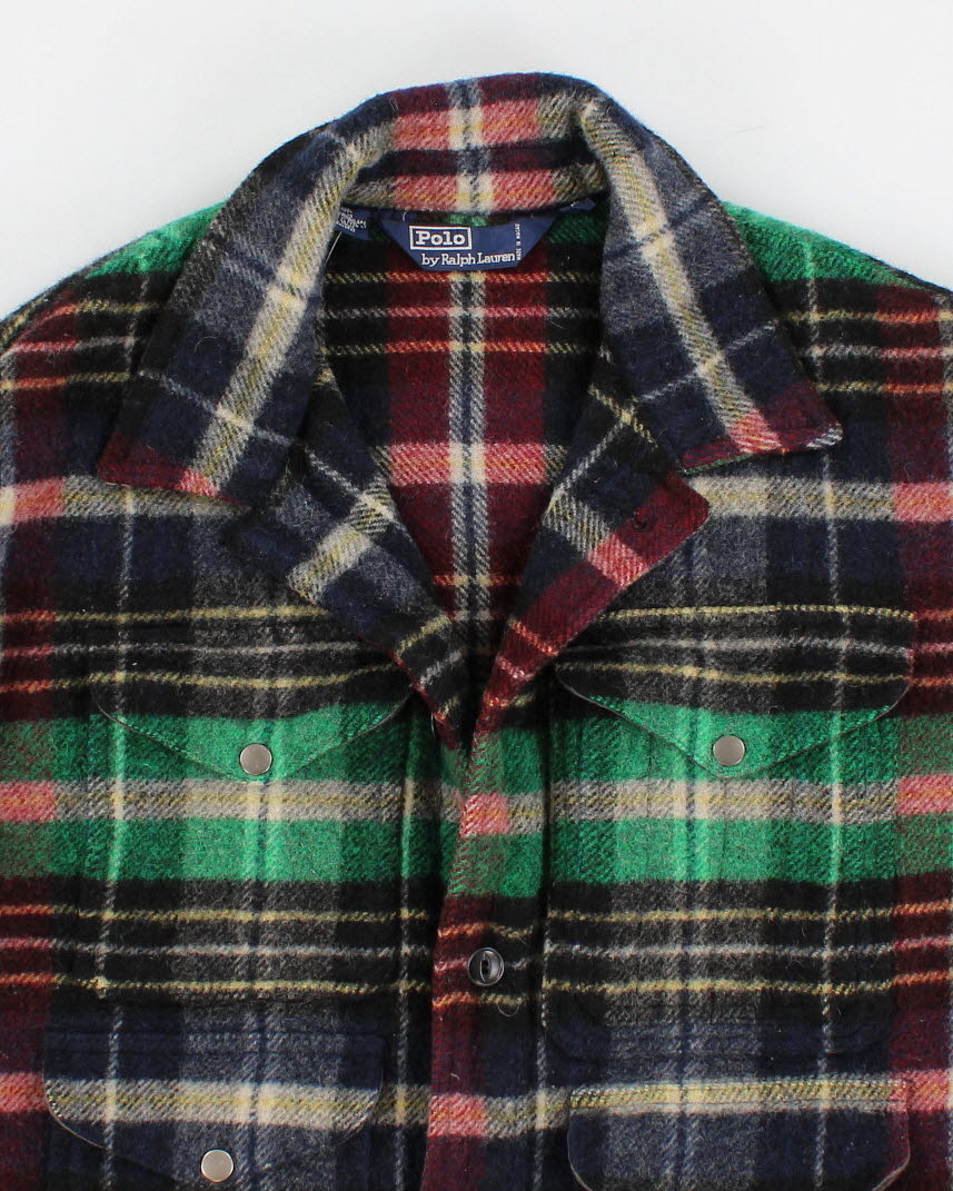 Vintage Men's Multicoloured Ralph Lauren Mackinaw Jacket - L