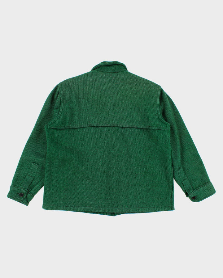 Men's Green wool Jacket - M
