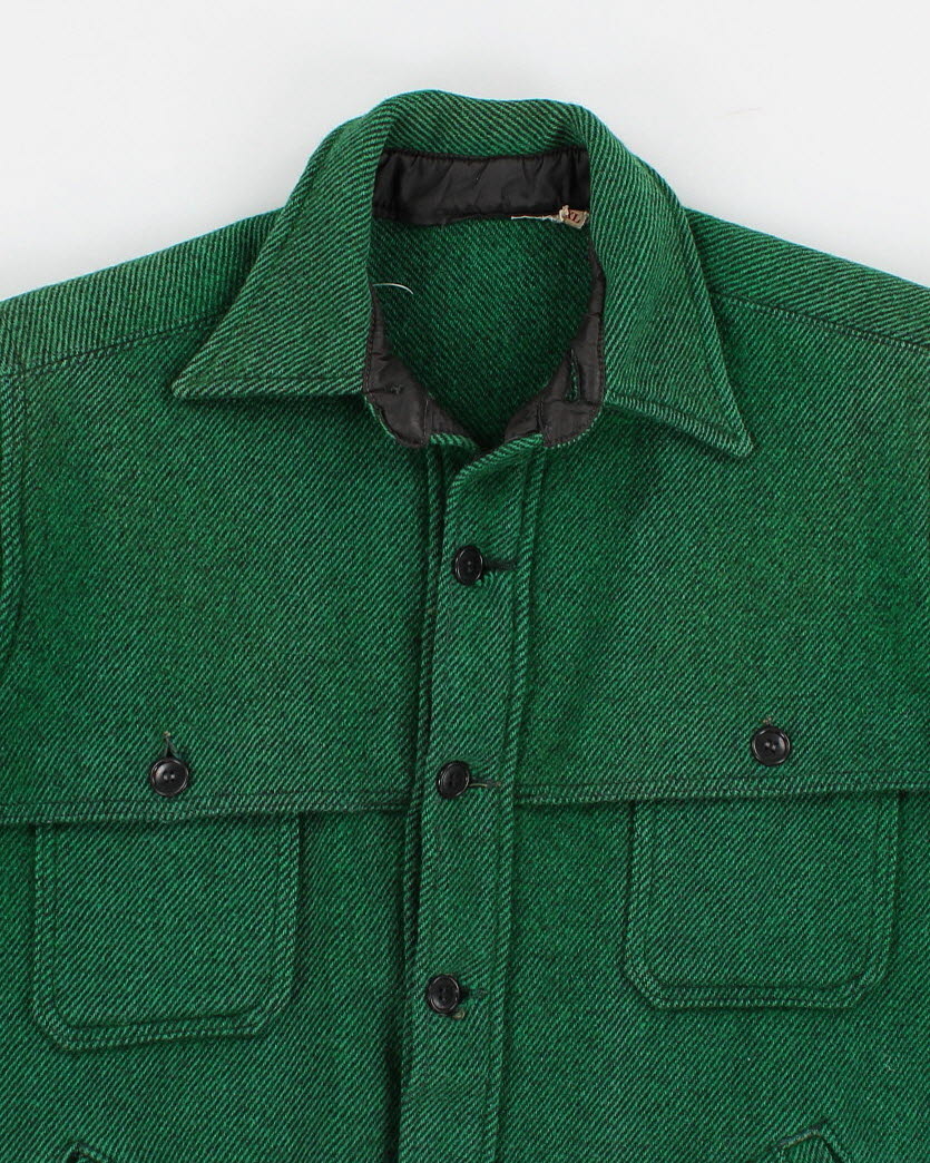 Men's Green wool Jacket - M