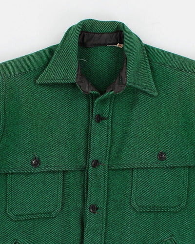 Men's Green wool Jacket - M