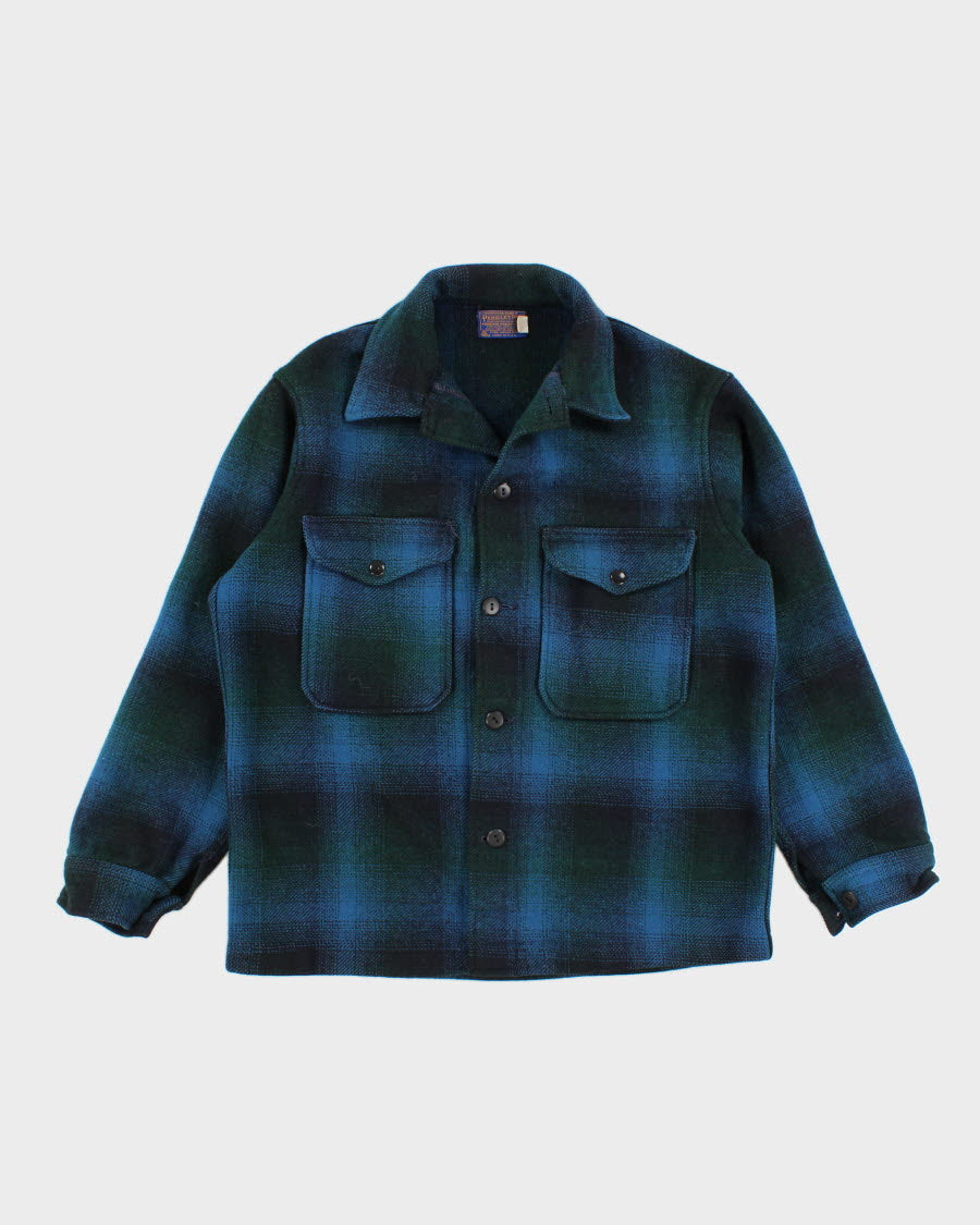 70's Vintage Men's Blue Pendleton Wool Jacket - M